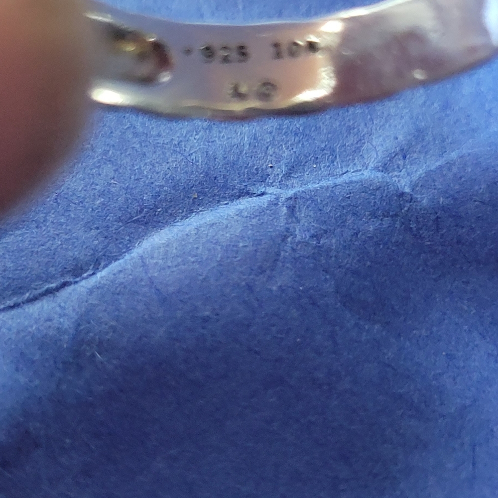 ❤ 925-SILVER AND 10K GOLD RING SIZE 7 - Picture 14 of 15